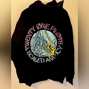Twenty One Pilots Scaled and Icy black hoodie from website. size S. Never worn.